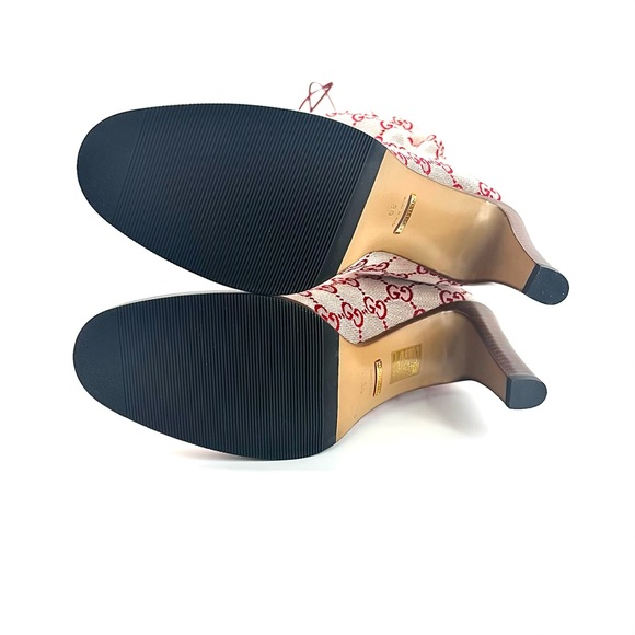 NEW Gucci Lisa GG Monogram Slouch Thigh High Boots 39 - Picture 8 of 10